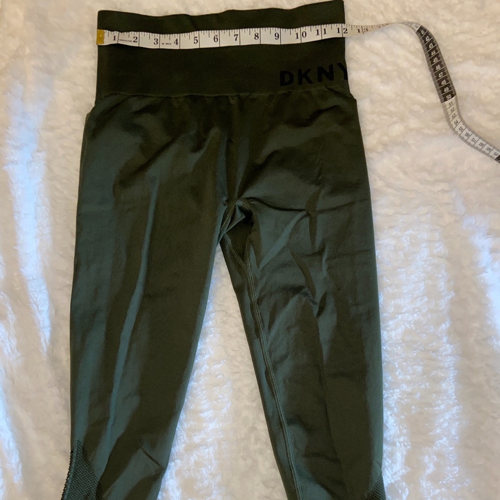 DKNY Dark green athletic pants